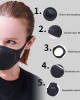 Washable Reusable and Dustproof PM2.5 Pollution Face Mask Washable Reusable and Dustproof PM2.5 Pollution Face Mask