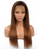 1B/30 Ombre Straight 13x4 silky lace frontal wigs virgin human hair with baby hair 1B/30 Ombre Straight 13x4 silky lace frontal wigs virgin human hair with baby hair