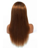 1B/30 Ombre Straight 13x4 silky lace frontal wigs virgin human hair with baby hair