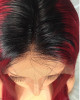 1B/99J Ombre Straight 4x4 lace closure red hair wig virgin human hair with baby hair 1B/99J Ombre Straight 4x4 lace closure red hair wig virgin human hair with baby hair