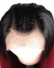 Color 1B/99J Ombre Straight 13x4 lace frontal wigs red color virgin human hair with baby hair Color 1B/99J Ombre Straight 13x4 lace frontal wigs red color virgin human hair with baby hair
