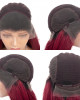 Color 1B/99J Ombre Straight 13x4 lace frontal wigs red color virgin human hair with baby hair Color 1B/99J Ombre Straight 13x4 lace frontal wigs red color virgin human hair with baby hair