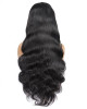 remy malaysian hair 4x4 body wave lace closure wig 150 density