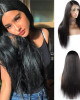 brazilian straight virgin remy hair 4x4 lace closure wig 