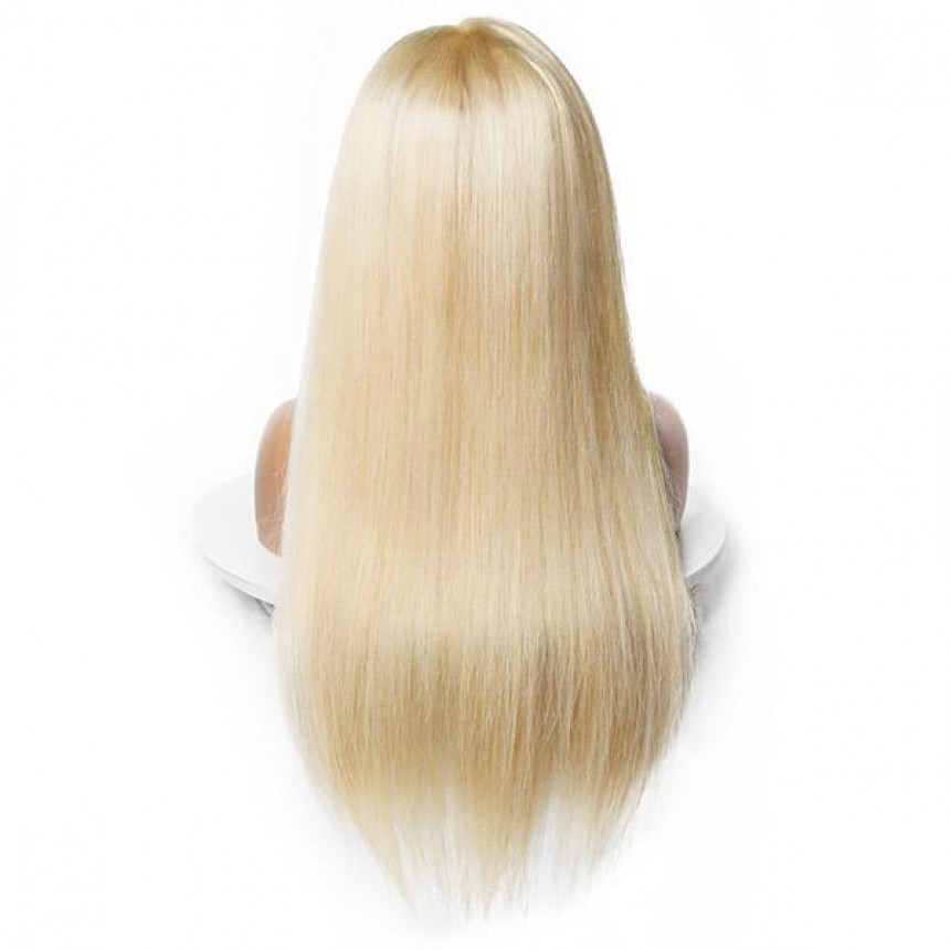 613 blonde wig 4x4 lace closure wig brazilian straight virgin human hair wigs on sale