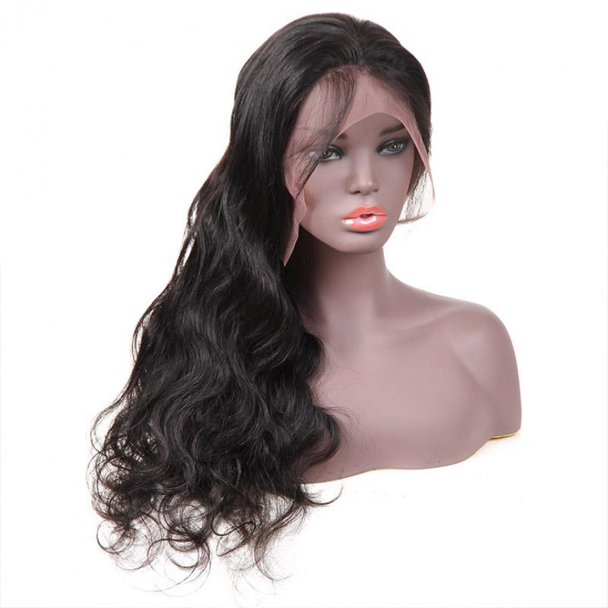 Body wave lace front wig virgin human hair wigs