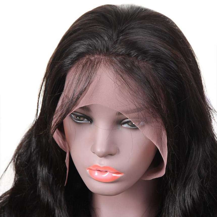 Body wave lace front wig virgin human hair wigs