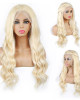 Brazilian 613 Blonde Body Wave Human Hair Wigs 4x4 Lace Closure Wig