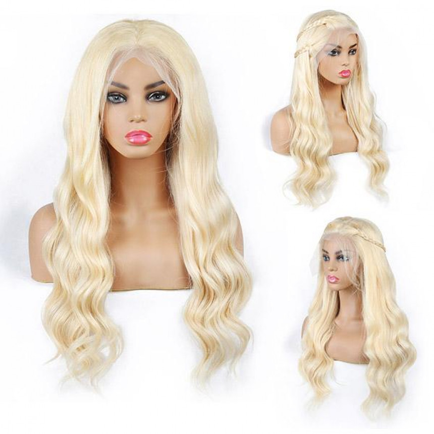 Brazilian 613 Blonde Body Wave Human Hair Wigs 4x4 Lace Closure Wig Brazilian 613 Blonde Body Wave Human Hair Wigs 4x4 Lace Closure Wig