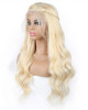 13X4 brazilian 613 lose boby wave lace frontal wig platinum blonde wigs