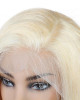 13X4 brazilian 613 lose boby wave lace frontal wig platinum blonde wigs