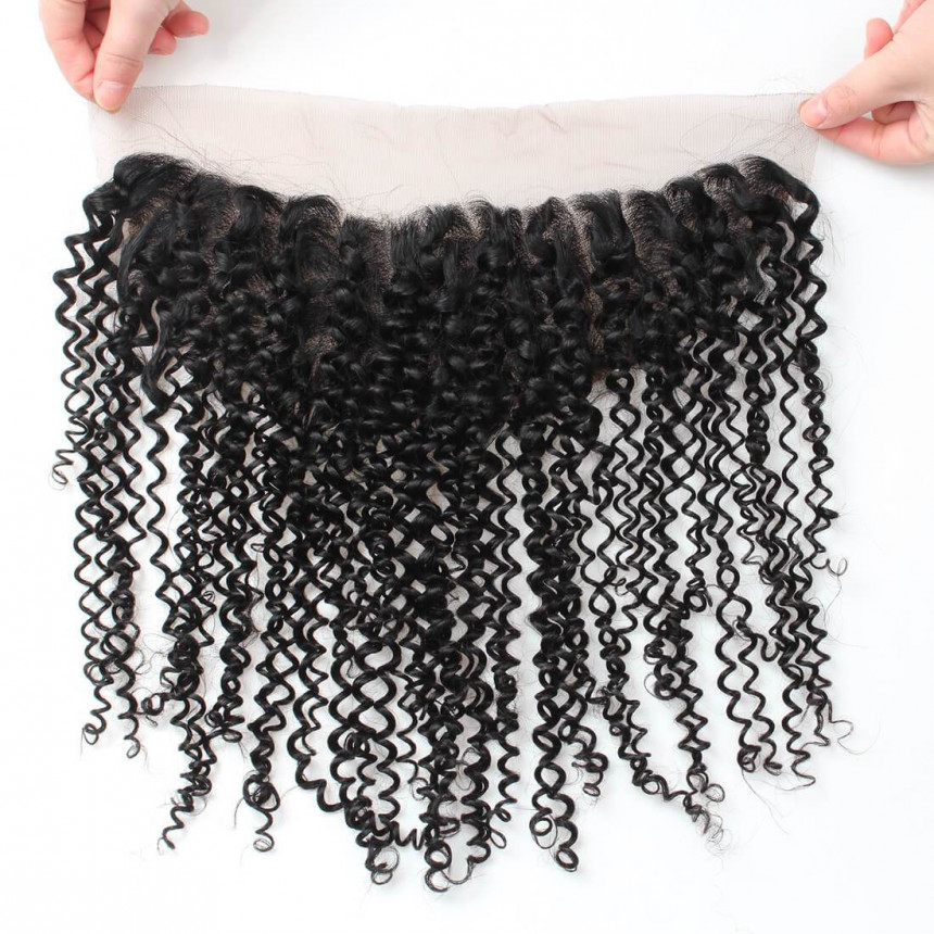 Virgin Brazilian Curly Hair 3 Bundles with 13*4 Lace Frontal Virgin Brazilian Curly Hair 3 Bundles with 13*4 Lace Frontal