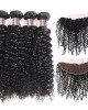 curly bundles with frontal brazilian curly hair 4 bundles with lace frontal