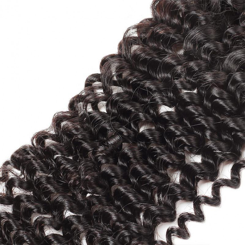 best curly hair weave brazilian 3 bundles hair weave with 2x4 lace closure