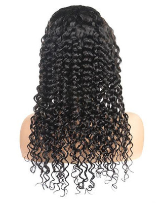 Brazilian Deep Wave Hair Wigs 4x4 Lace Closure Human Hair Wig