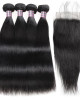 brazilian straight hair 4 bundles with lace closure brazilian straight hair 4 bundles with lace closure