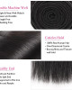 Brazilian Straight Hair Weave 4 Bundles Remy Human Hair Extensions