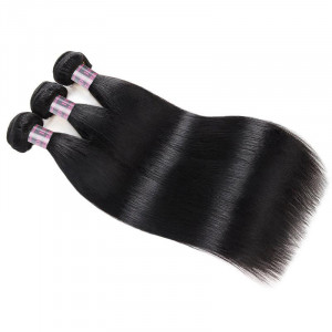 brazilian straight hair weave 3 bundles hair-12 inch straight weave