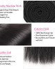 brazilian straight hair weave 3 bundles hair-12 inch straight weave