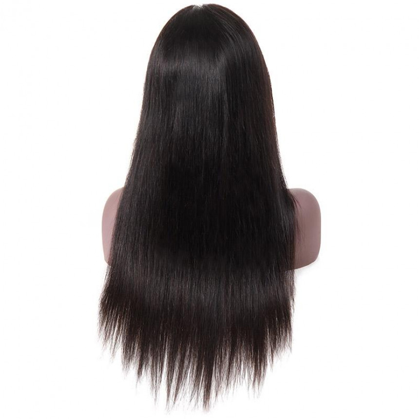 brazilian straight human hair lace front wig for black women