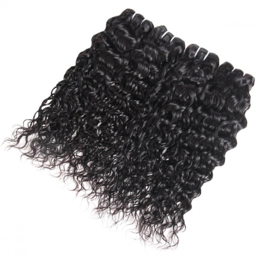 brazilian water wave remy human hair weave 4 bundles 100 unprocessed human hair extensions