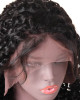 cheap  indian hair wigs deep curly hair lace front remy hair wig