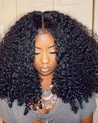 curly hair 3 bundles with 360 lace frontal virgin human hair