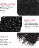 curly hair 3 bundles with 360 lace frontal virgin human hair
