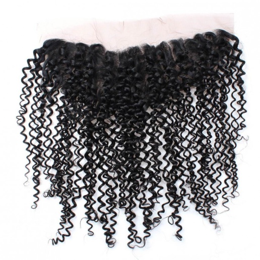 curly virgin remy human hair 13x4 ear to ear lace frontal with baby hair