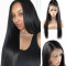 4x4 Lace Closure Wig Malaysian Straight Weave Virgin Remy Human Hair Wigs