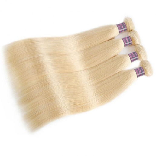 colored brazilian hair bundles 613 blonde straight hair 4 bundles virgin brazilian human hair