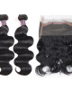 Body Wave Hair 2 Bundles With 360 lace Frontal Virgin Brazilian Human Hair Extensions include 24 inch hair extensions