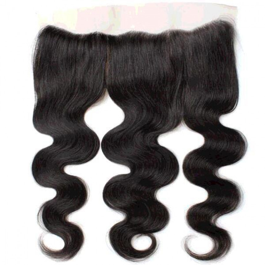 Virgin Human Hair Body Wave 13*4 Ear to Ear Lace Frontal Pre Plucked with Baby Hair