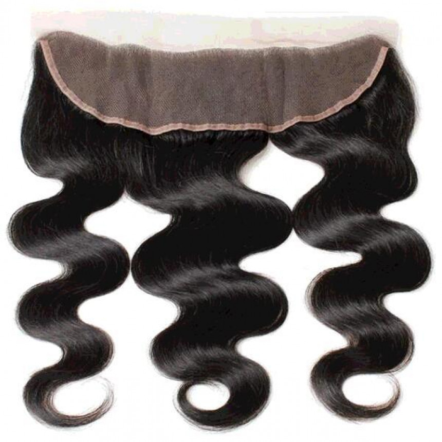 Virgin Human Hair Body Wave 13*4 Ear to Ear Lace Frontal Pre Plucked with Baby Hair