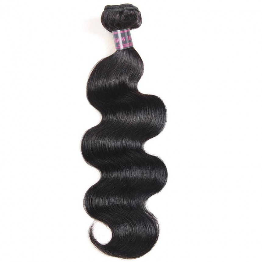 Body Wave Human Hair Bundles 8-28 Inch Natural Color 1 Piece Human Hair Extension