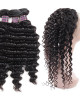 Brazilian Virgin Deep Wave Hair 3 Bundles With 360 Lace Frontal Human Hair Brazilian Virgin Deep Wave Hair 3 Bundles With 360 Lace Frontal Human Hair