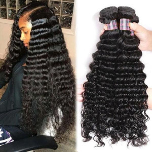 Brazilian Natural Wave Hair  3 Bundles