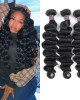 New Arrival Brazilian Loose Deep Wave Remy Human Hair 3 Bundles