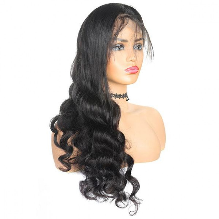 U Part Wig Body Wave Human Hair Wigs(18inch)2x4 U Part Wigs for Black Women  Brazilian U Part Human Hair Glueless Full Head Clip in Half Wig U Shape 18  Inch u part