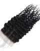 Virgin Curly Human Hair 4*4 Lace Closure with Baby Hair