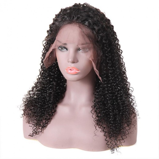 Long Curly Lace Front Wigs 100% Virgin Remy Human Hair Wigs