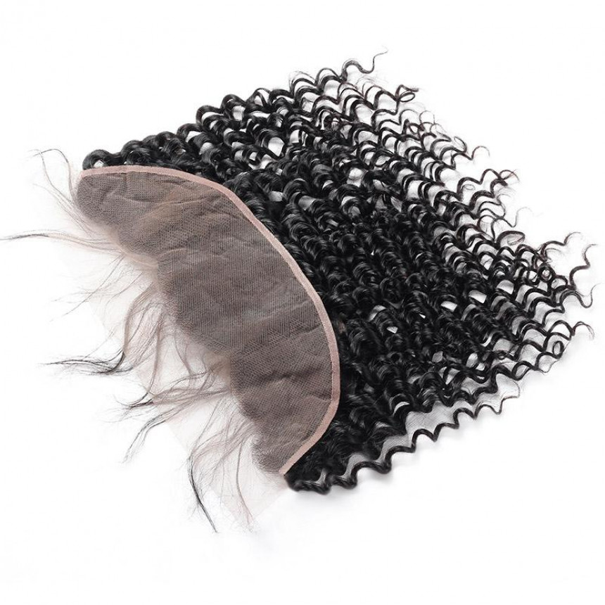 Deep Wave Ear To Ear 13*4 Lace Frontal Closure Pre Plucked with Baby Hair Deep Wave Ear To Ear 13*4 Lace Frontal Closure Pre Plucked with Baby Hair