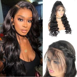 Loose Wave Brazilian Virgin Hair 4x4 Lace Closure Virgin Remy human Hair Wigs