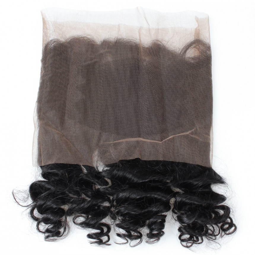 Loose Wave 100% Virgin Remy Human Hair Extensions 2 Bundles With 360 Lace Frontal  Bundles Weave