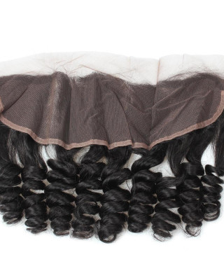 Loose Wave 13*4 Ear To Ear Lace Frontal Closure With Baby Hair Bleached Knots