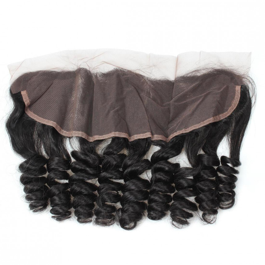 Loose Wave 13*4 Ear To Ear Lace Frontal Closure With Baby Hair Bleached Knots