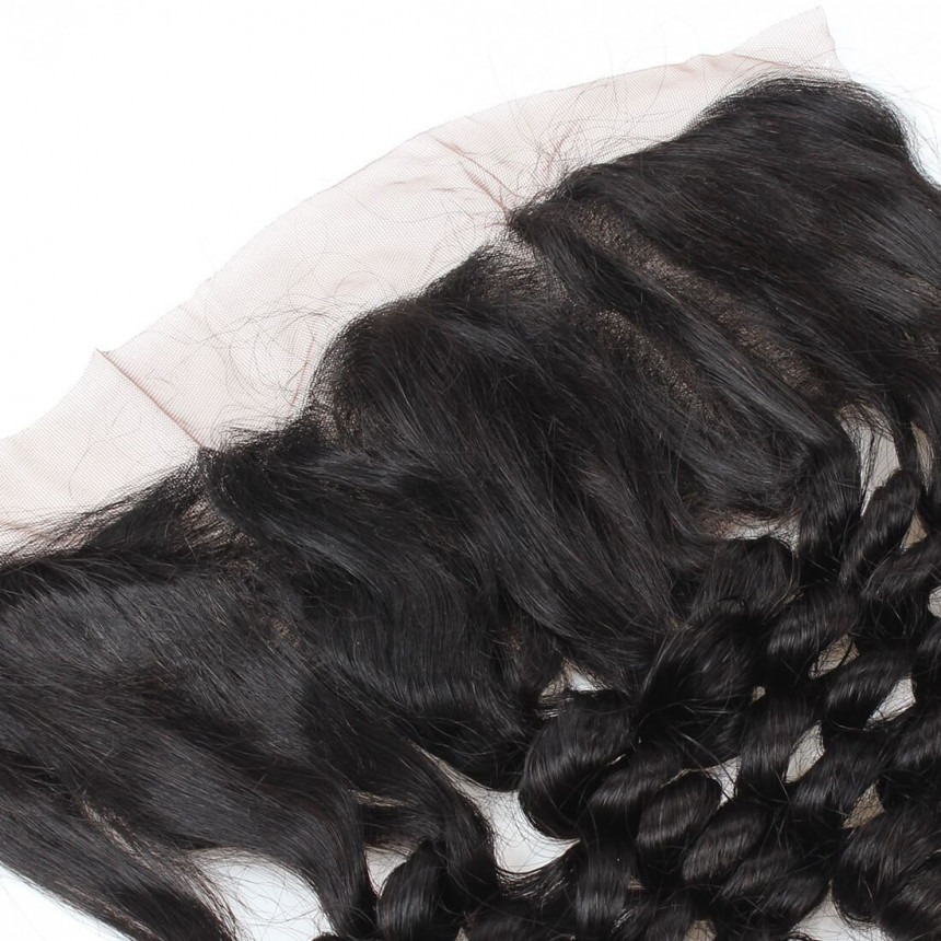 Loose Wave 13*4 Ear To Ear Lace Frontal Closure With Baby Hair Bleached Knots Loose Wave 13*4 Ear To Ear Lace Frontal Closure With Baby Hair Bleached Knots