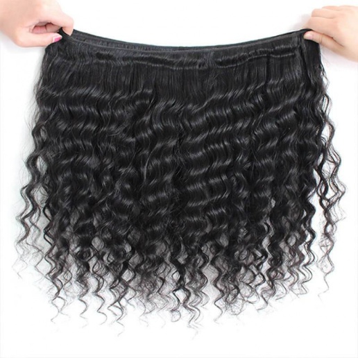 Malaysian Deep Wave Human Hair 4 Bundles With Lace Closure Malaysian Deep Wave Human Hair 4 Bundles With Lace Closure