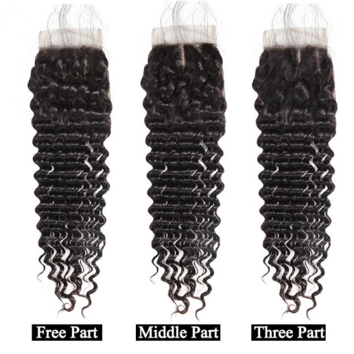 Malaysian Deep Wave Human Hair 4 Bundles With Lace Closure Malaysian Deep Wave Human Hair 4 Bundles With Lace Closure
