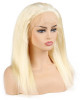 613 human hair wig malaysian summer blonde 613 color lace frontal straight human hair wig